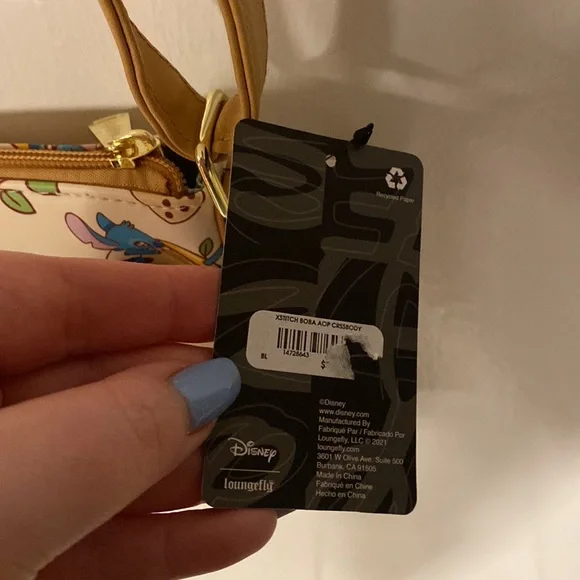 Loungefly Disney Lilo & Stitch Boba Crossbody Bag - Picture 6 of 16